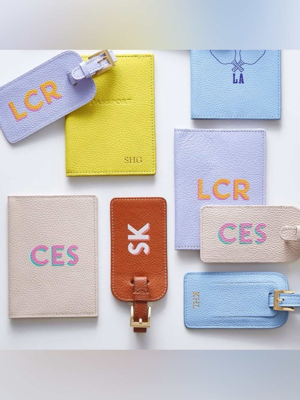 Mark & Graham RLS Monogram Passport Case